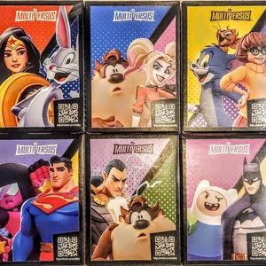 Lot Of 6 McDonald's Canada 2024 MULTIVERSUS Happy Meal Toys Warner Bros SEALED!